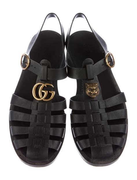 sandale plastique gucci prix|authentic Gucci sandals women.